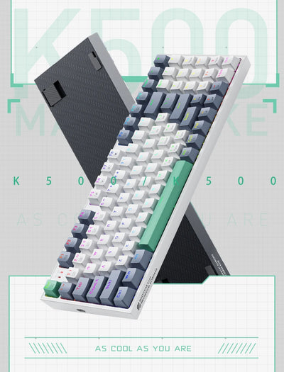Hot Swappable 94 Key Mechanical Keyboard With RGB Lighting - Smarsty