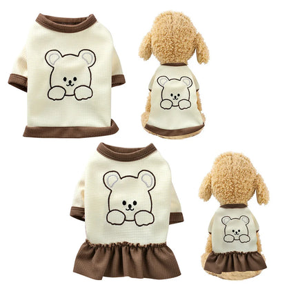 Floral Princess Dress for Small Dogs Summer Wear - Smarsty