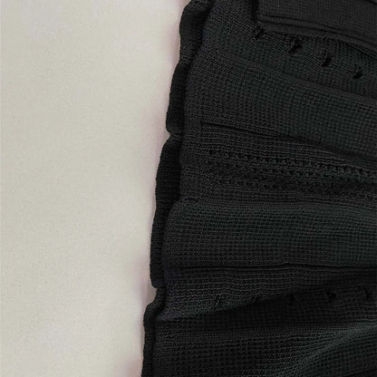 Summer Spring New French Elegant Fragrance High-end Slimming Knitted Mermaid Dress Hollow Slimming Fish Tail Knit Dress - Smarsty