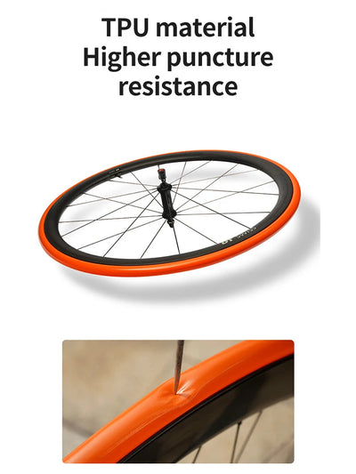 Road Bicycle TPU Tire Mini Portable French Valve Inner Tube 700C 45/65/85mm Length Valve Lightweight Bicycle Accessories