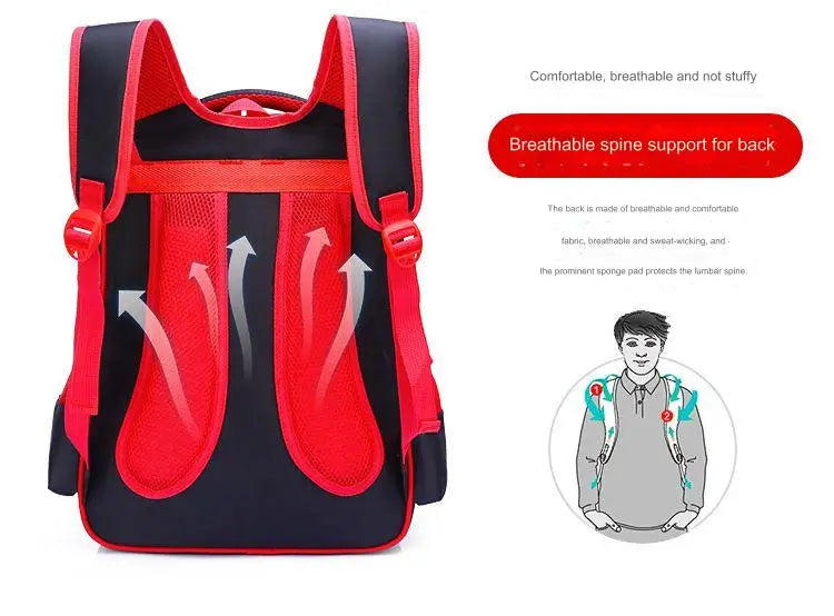 Durable 3D Spider Kids Backpack for Everyday Travel - Smarsty