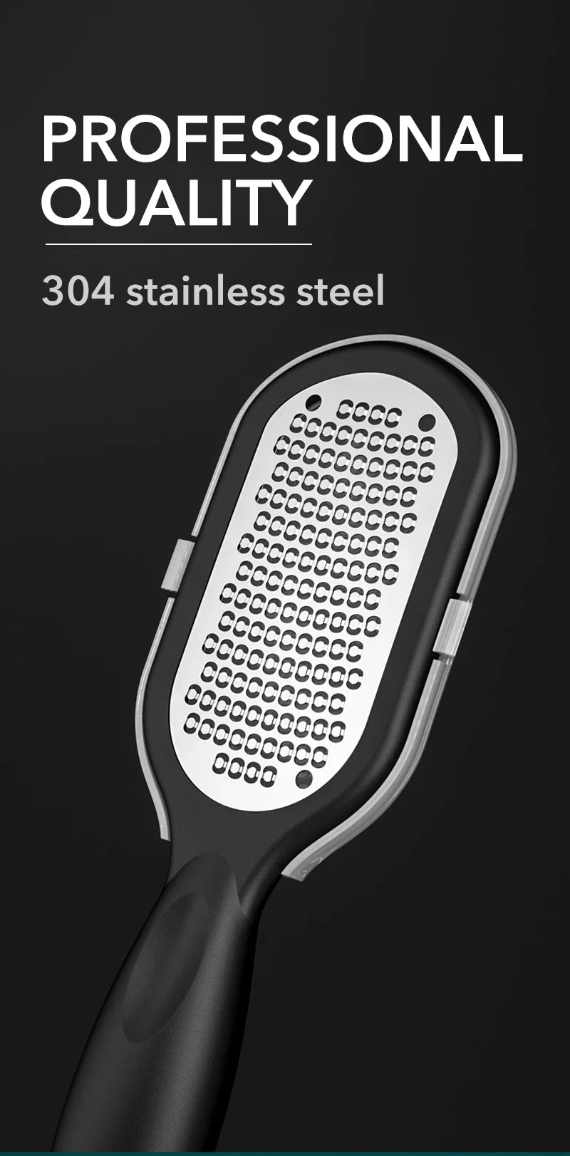 Professional Stainless Steel Callus Remover for Smooth Heels - Smarsty