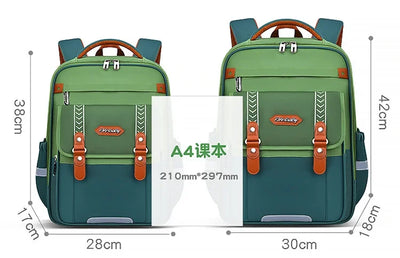 Waterproof Kids School Backpack With Orthopedic Support - Smarsty