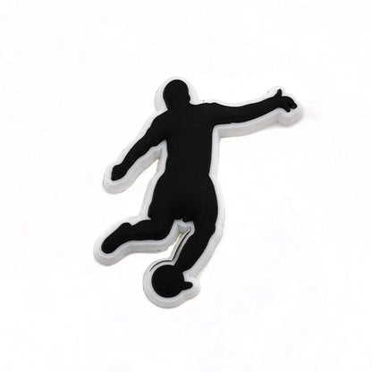 Sprot Soccer Football Shoe Charms Pin for Crocs Accessories Charms Clogs Slides DIY Shoe Decoration Buckle Party Gifts