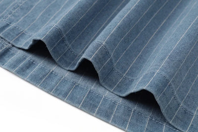 AS 2025 pinstripe denim skirt fashion woman clothes lady wear - Smarsty