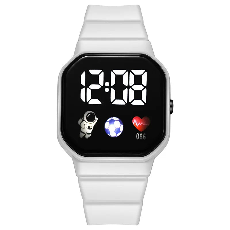 Kids Waterproof Sport Digital Watch with Silicone Strap - Smarsty