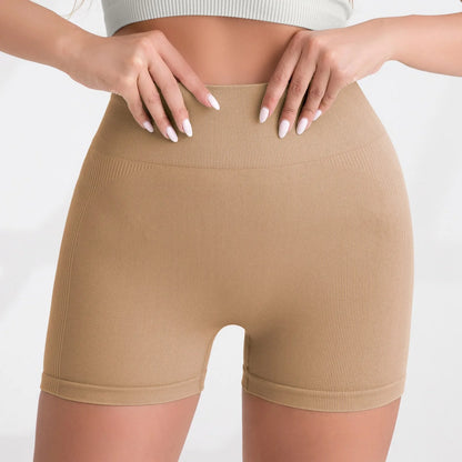 Women's High Waist Peach Lift Hip Sports Shorts Tight Yoga Shorts Shorts for Women Women's Shorts Summer Womens Shorts Elegant - Smarsty