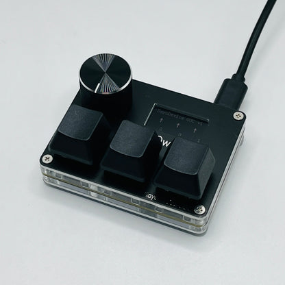 Magnetic Pink Rapid Trigger Hall Switch Keyboard With Knob