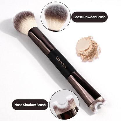 MAANGE U-Shaped Nose Contour Brush for Sculpting and Defining - Smarsty
