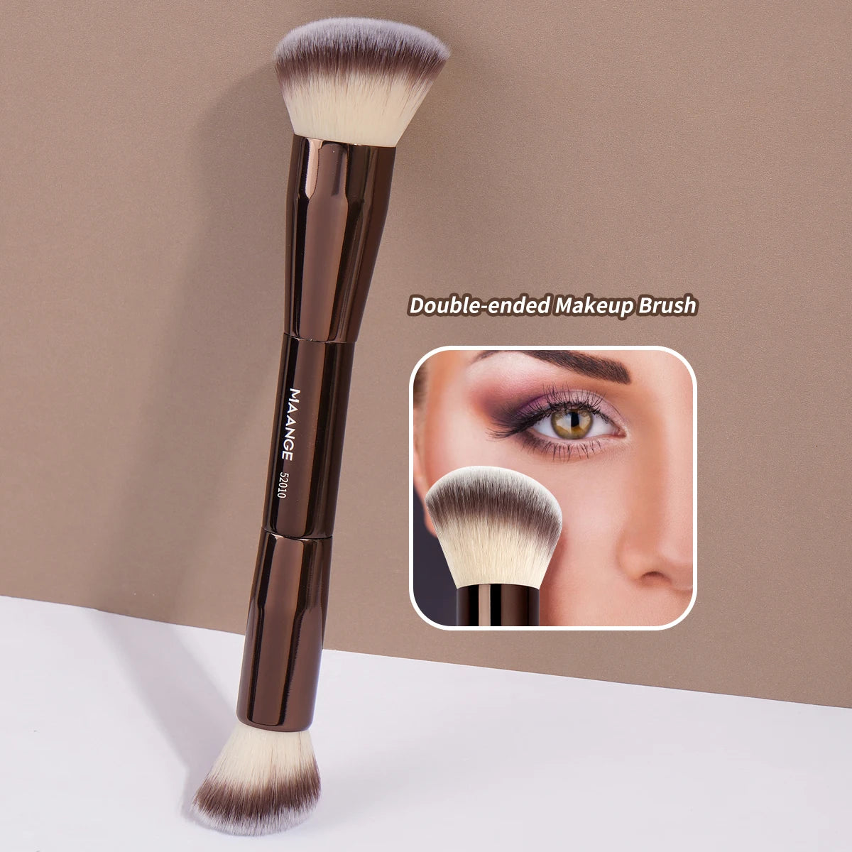 MAANGE Double Ended Foundation Brush for Flawless Contouring - Smarsty