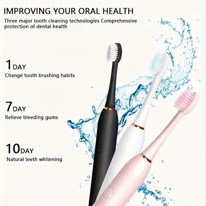 Automatic Electric Toothbrush with Six Speed Settings - Smarsty