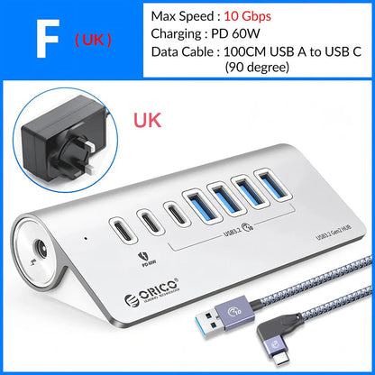 High Performance USB Docking Station With 10Gbps Hub