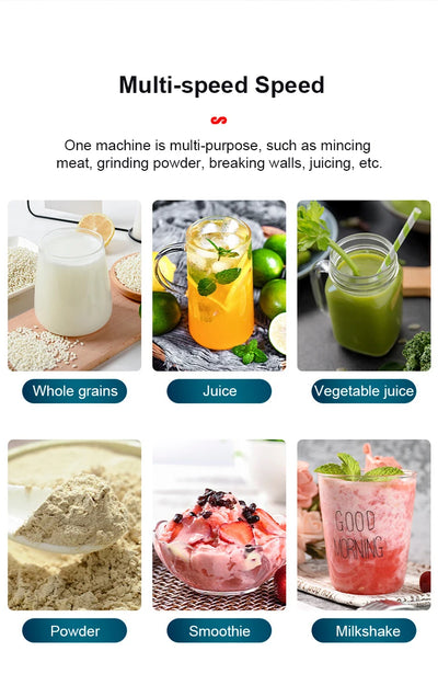 2000W Heavy Duty Commercial Blender Stationary Mixer Food Processor Ice Smoothies for Kitchen High Power Juicer Blender BPA Free by Smarsty