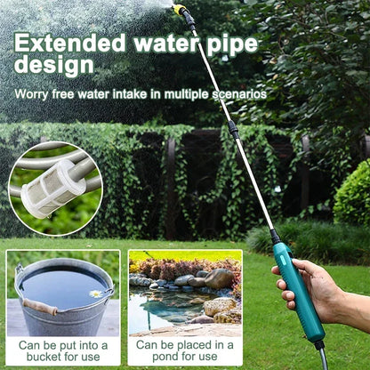 2400mAh High Pressure Electric Garden Sprayer with Nozzles - Smarsty