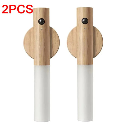 Intelligent Wooden Magnetic LED Night Light for Safety - Smarsty