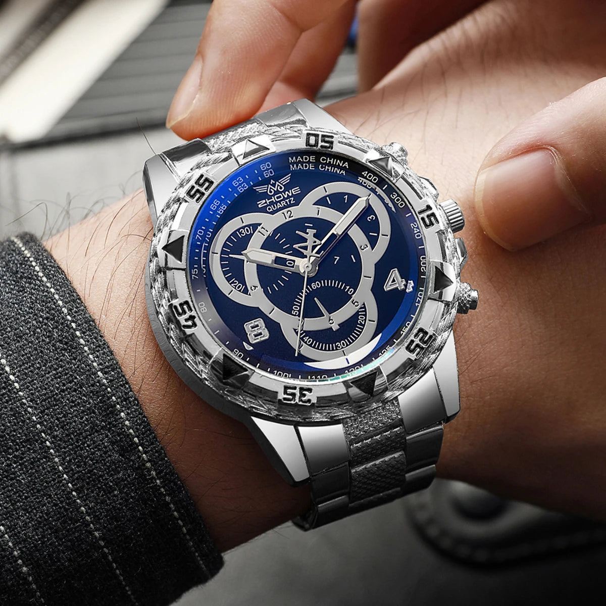 Fashion Male Business Dress Quartz Wrist Watch for Men - Smarsty