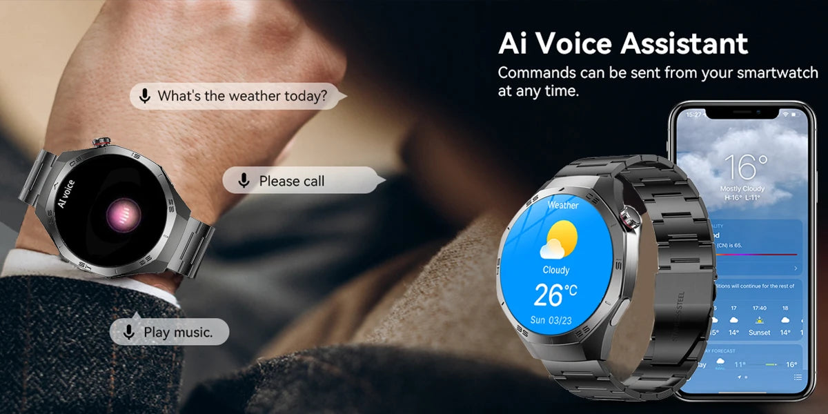 Huawei GT5 Pro Smart Watch with AMOLED Display and GPS - Smarsty