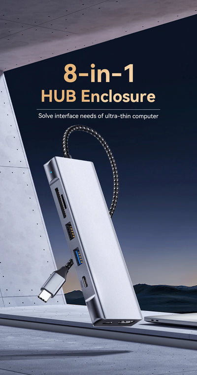 Usb C Hub With Highcapacity Ssd Storageunit Hdmi Dock - Smarsty