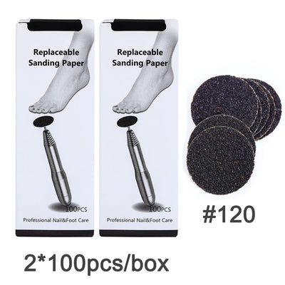 Replaceable Sandpaper Pedicure Discs for Smooth Feet - Smarsty
