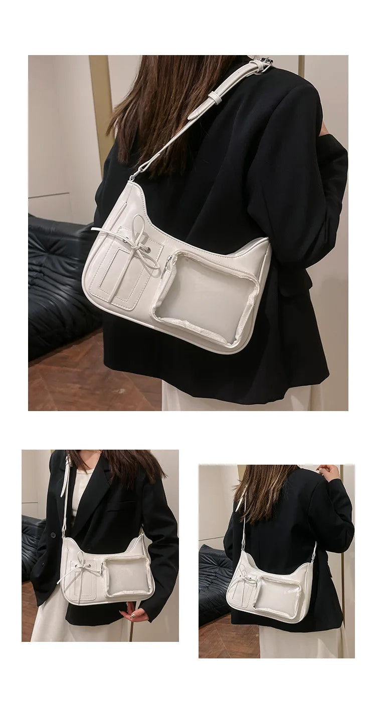 Y2K Harajuku Transparent Ita Bag Crossbody Purse For Women - Smarsty
