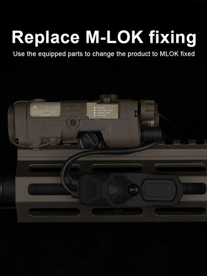 AXON PEQ Laser Pushbutton Dual Button Remote Activation Pressure Switch for SF Flashlight Laser Pointer Comb