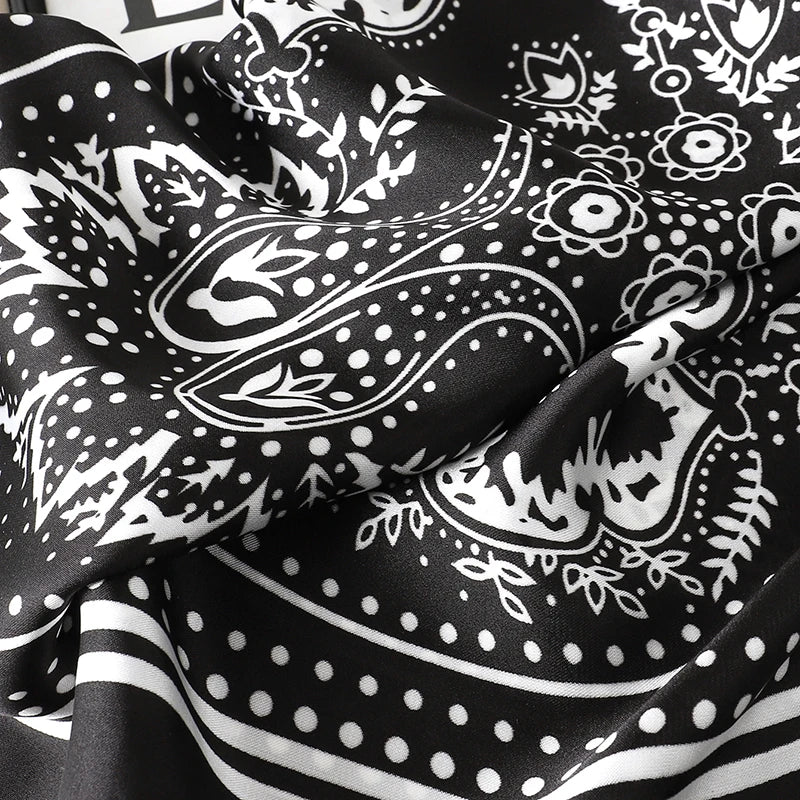 Elegant Silk Floral Hairbands and Neck Scarves - Smarsty