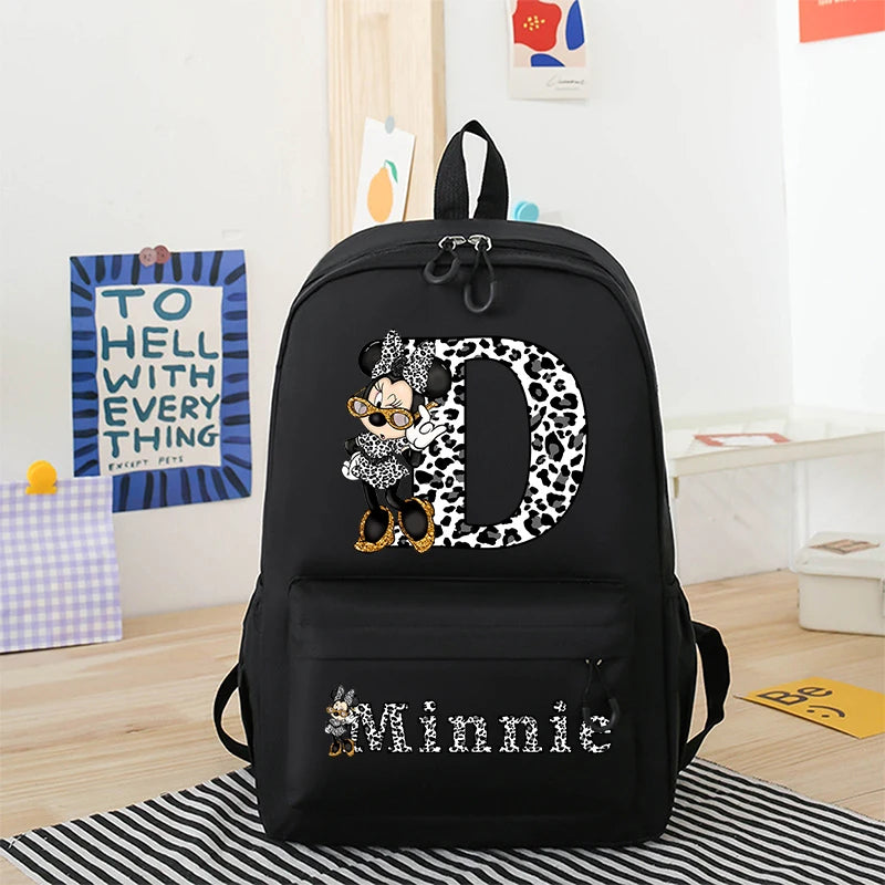 Cartoon Kids Backpack Breathable Canvas School Bag Durable - Smarsty