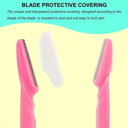 Eyebrow Razor Set with Precision Safety Covers - Smarsty