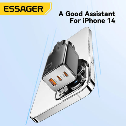 GaN USB C Charger 67W 45W Fast Charging For iPhone - Smarsty