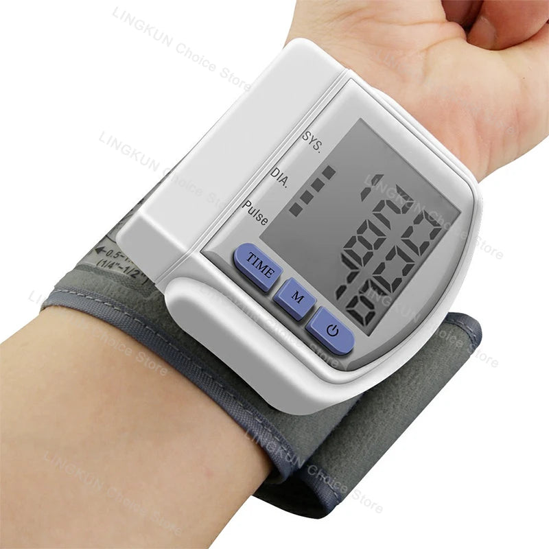 Digital Blood Pressure Monitor with Wrist Cuff - Smarsty