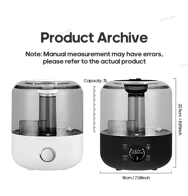 Large Capacity Aromatherapy Air Humidifier with Remote Control - Smarsty