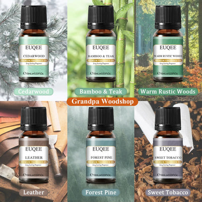 EUQEE 6 Piece Fragrance Oil Set for Diffusers - Smarsty
