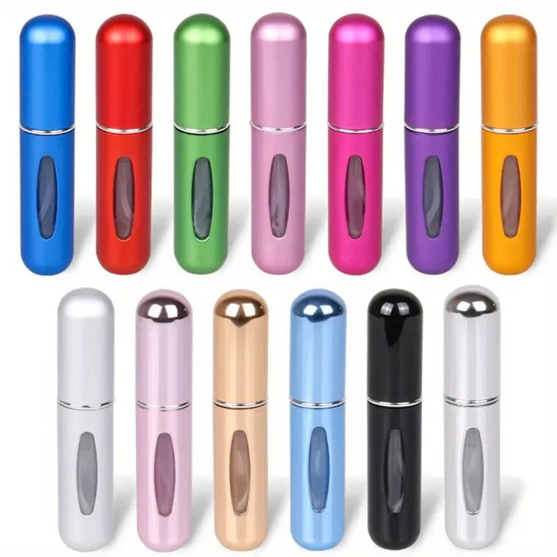 Portable Mini Travel High-end Perfume Bottle Base Refill Bottle Straight Charging Small Sample Perfume Aluminum Material - Smarsty