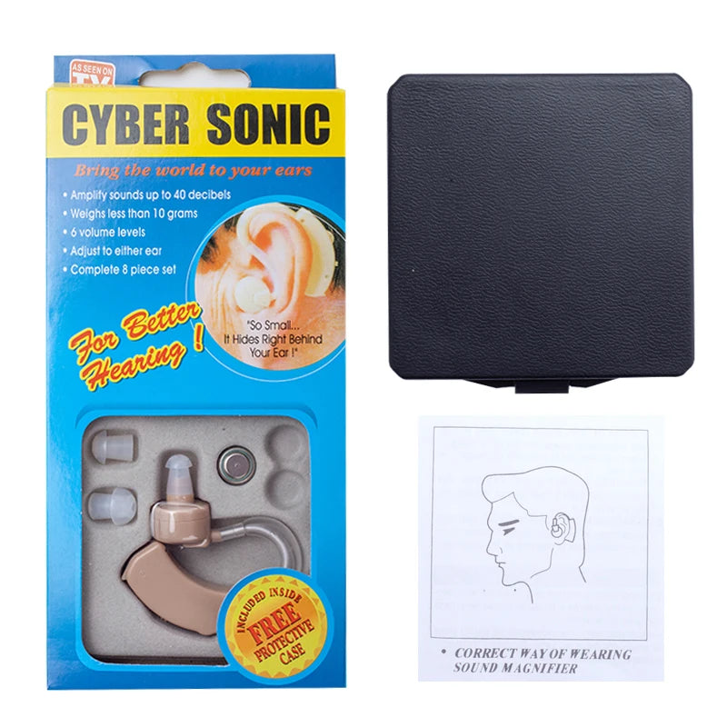 Super Mini Hearing Aid Adjustable Tone Amplifier - Smarsty