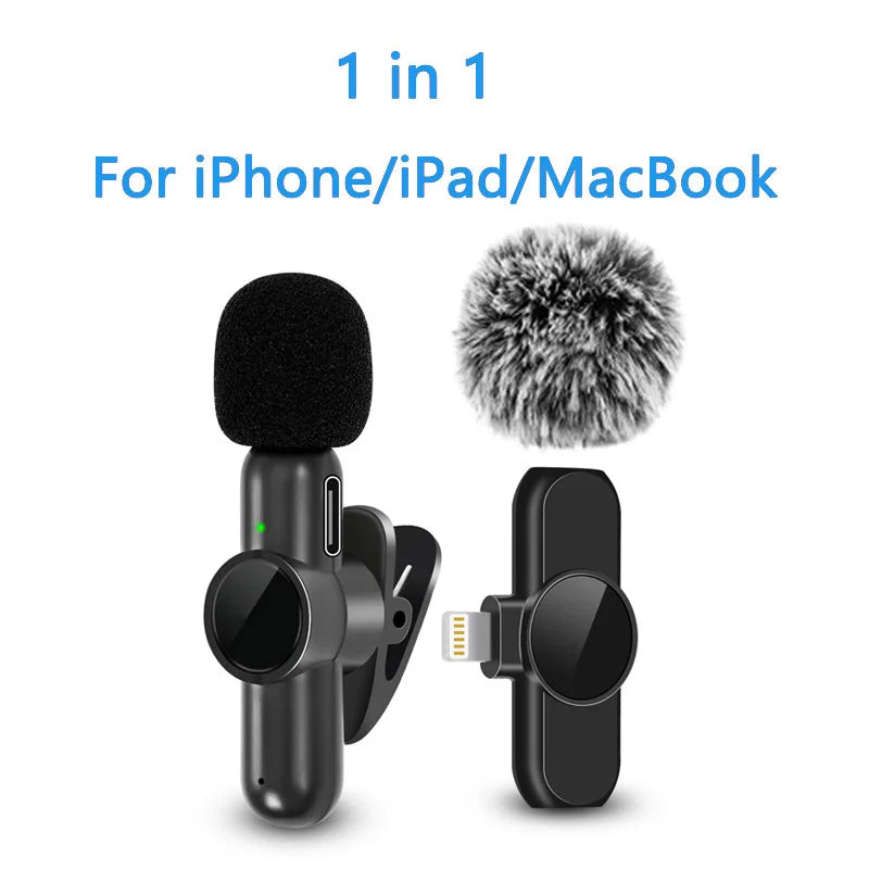 2.4G Wireless Lavalier Microphone for Clear Audio Recording - Smarsty