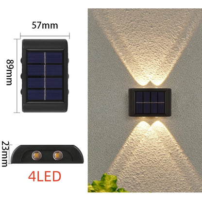 Solar LED Outdoor Light with Motion Sensor Waterproof Design - Smarsty