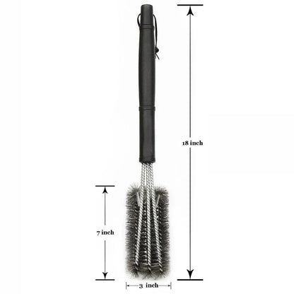 Stainless Steel BBQ Brush for Effortless Grill Cleaning - Smarsty