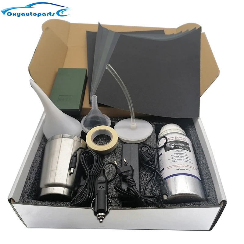 Car Headlight Polish Restoration Kit Car Headlight Repair Renovation Kit 800G Headlamp Liquid Polymer Auto Tool Set
