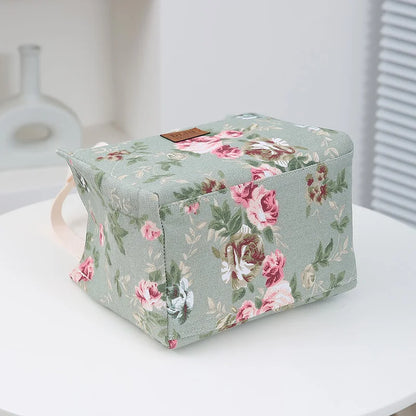 Insulated Floral Lunch Bag Large Capacity Bento Cooler - Smarsty