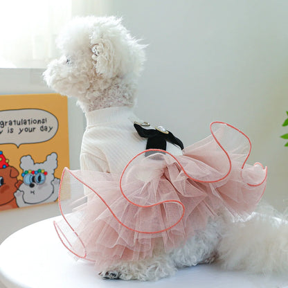 Spring Summer Tutu Dress for Dogs and Cats - Smarsty