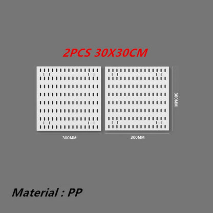 Punch-free Hole Board Vertical Desktop Wall Hanging Office Desk Storage Shelf Reading Room Desktop kitchen Bathroom Storage Rack by Smarsty