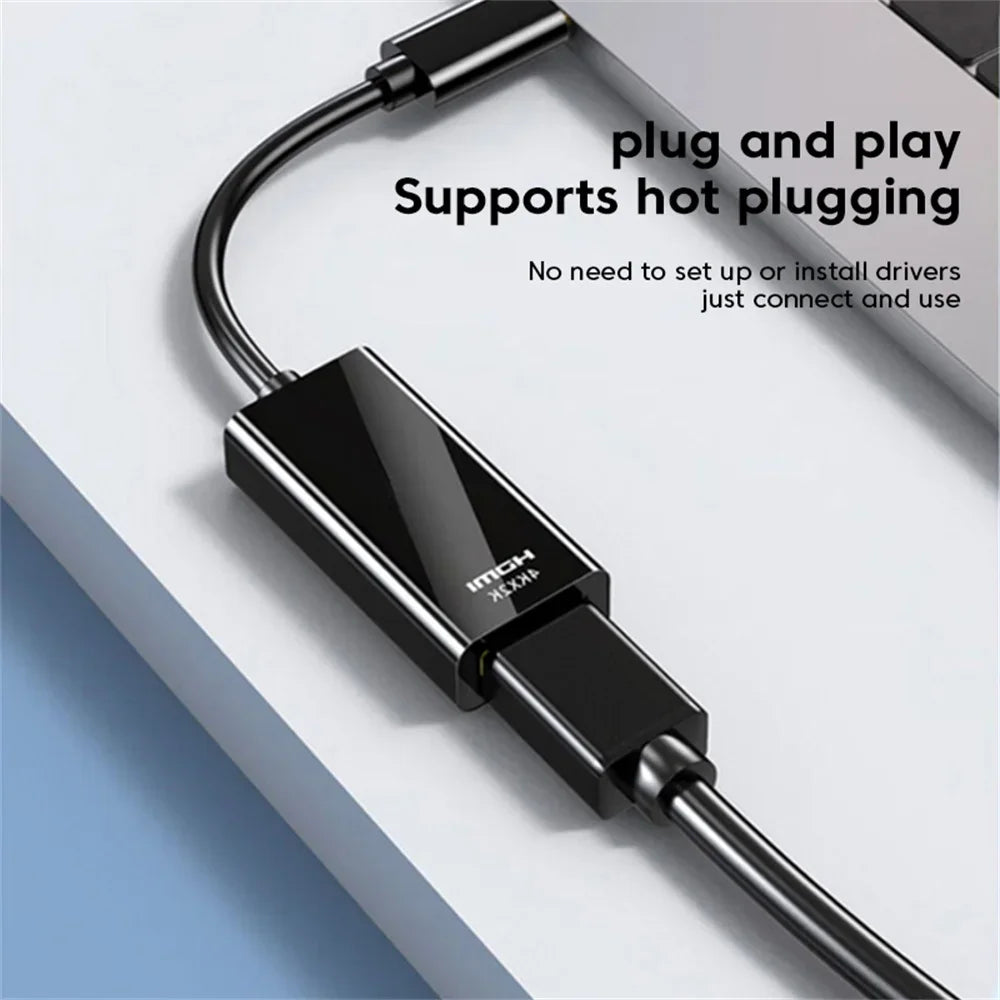 Type C to HDMI Cable for 4K Video Streaming - Smarsty