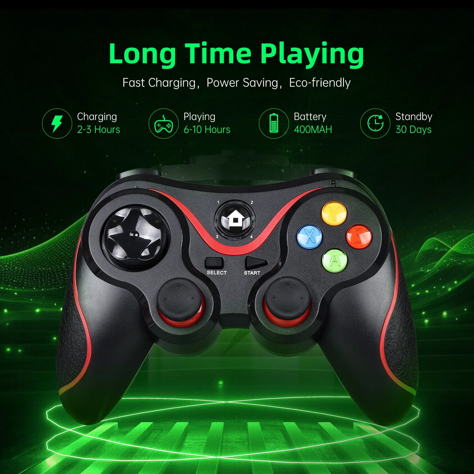 Wireless Bluetooth Game Controller for Android and PC - Smarsty