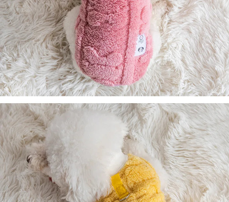 Soft Fleece Dog Sweater for Winter Warmth - Smarsty