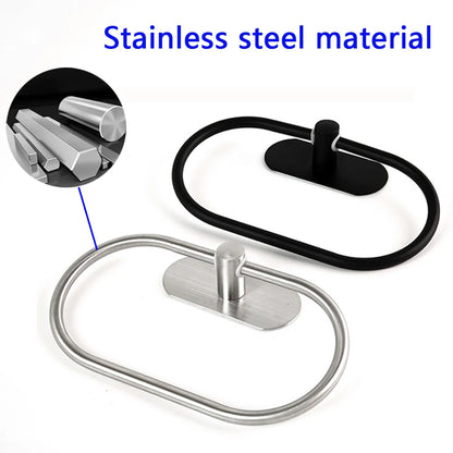 Self-Adhesive Stainless Steel Towel Rack for Easy Installation - Smarsty