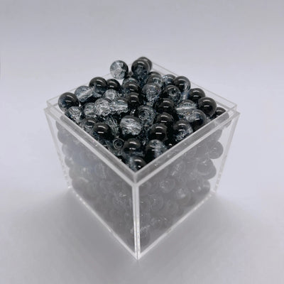 8mm Multicolor Glass Beads for Handmade Jewelry - Smarsty