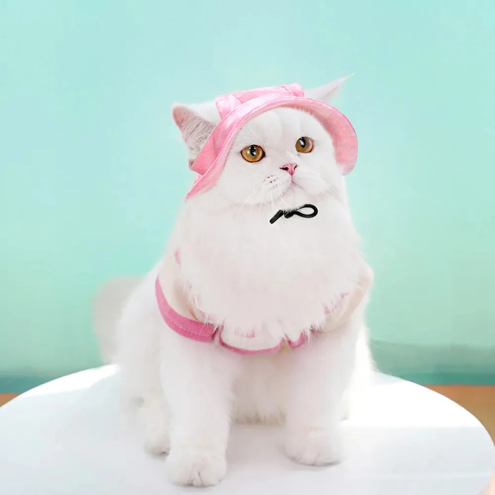 Adjustable Breathable Cat Sunhat for Summer Outdoor Fun - Smarsty
