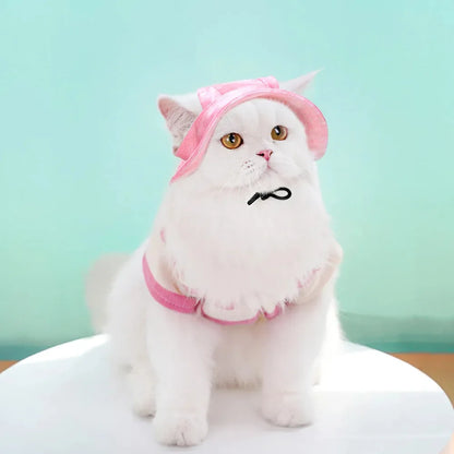 Adjustable Breathable Cat Sunhat for Summer Outdoor Fun - Smarsty