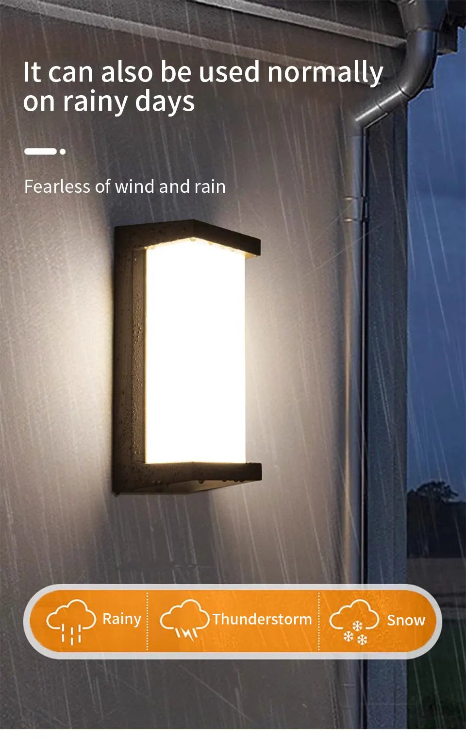 LED Outdoor Wall Light with PIR Motion Sensor - Smarsty
