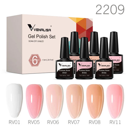 Venalisa HEMA Free Jelly Pink Nail Gel Kit - Smarsty